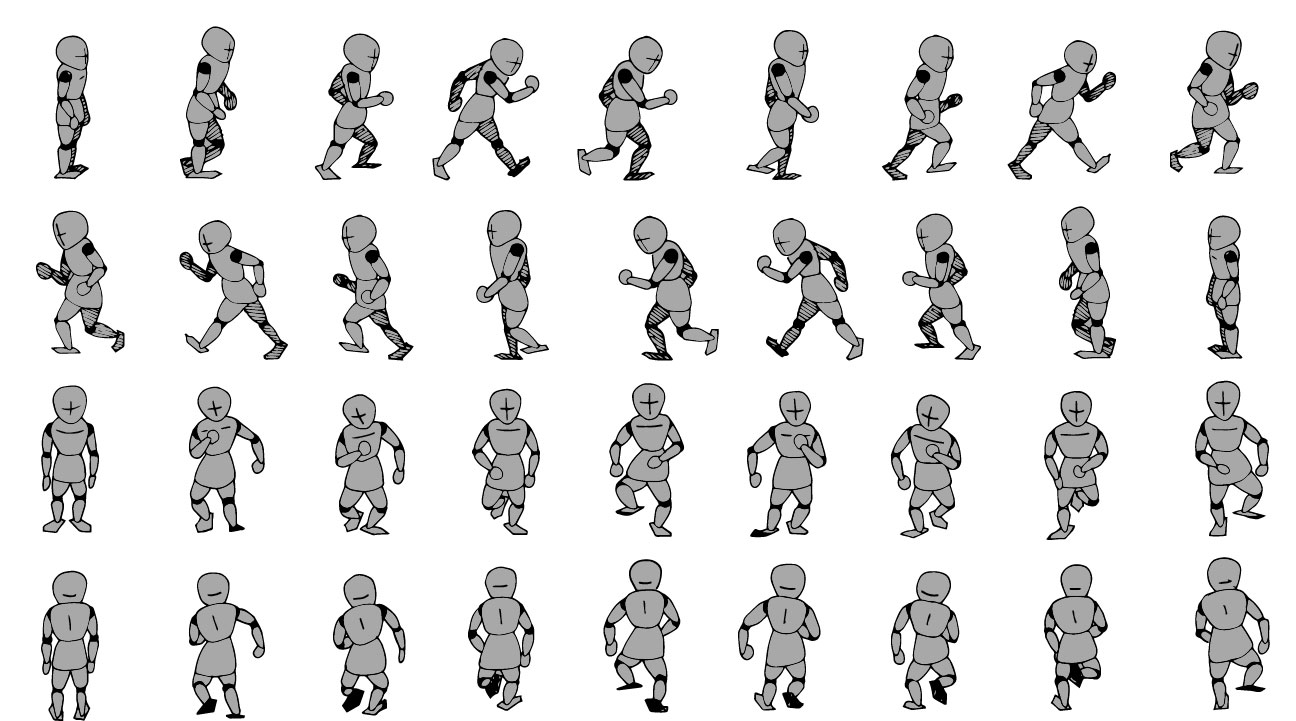 Sprite Sheet Walking